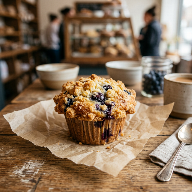 Muffin aux Myrtilles